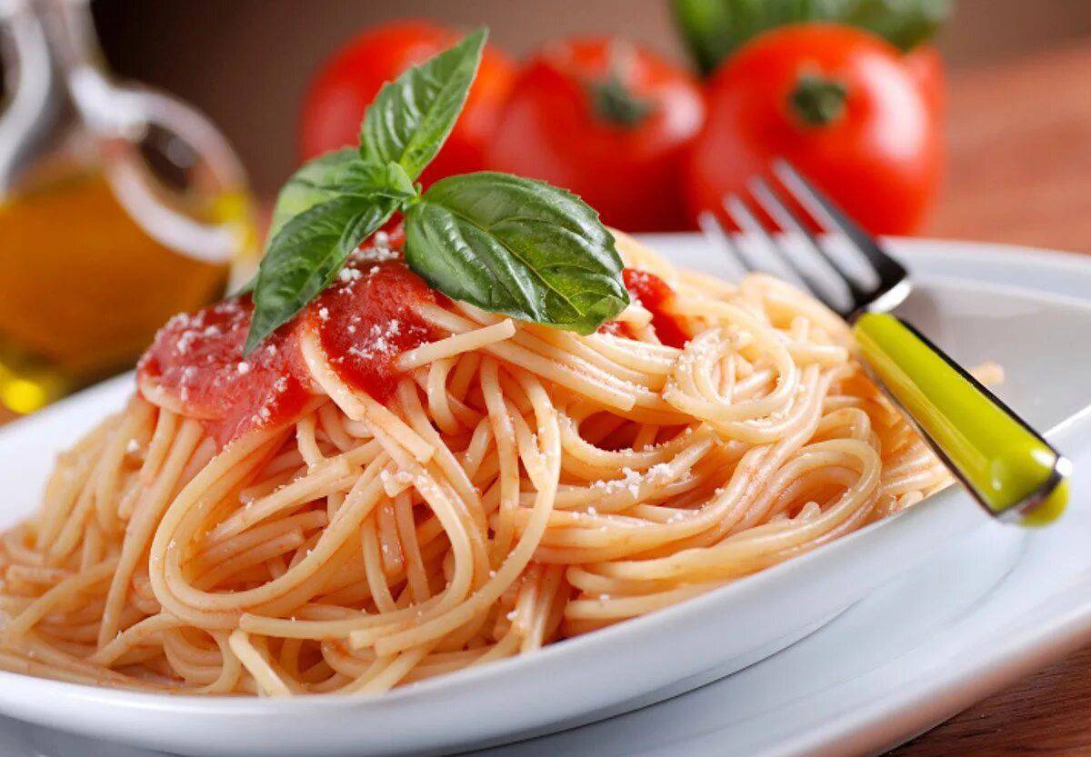 Спагетти помидорини