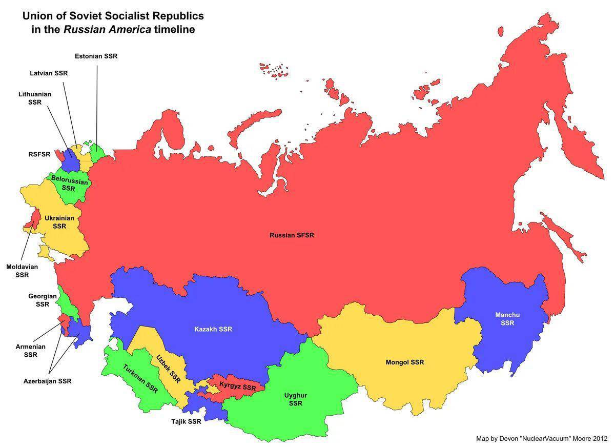 Рсфср при сталине карта