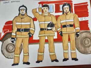 Раскраска спасатели мчс для детей #16 #508305