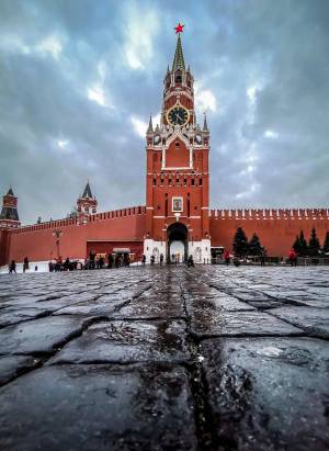 Раскраска спасская башня кремля #6 #508515