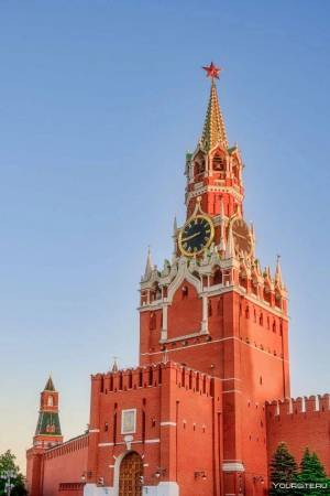 Раскраска спасская башня кремля #18 #508527