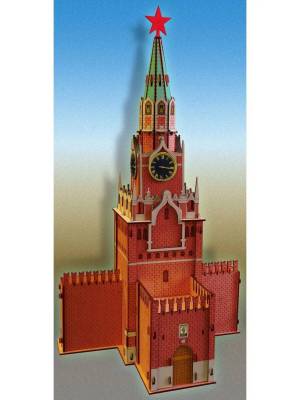 Раскраска спасская башня кремля #20 #508529