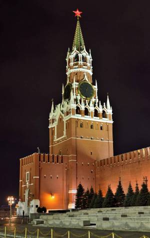 Раскраска спасская башня кремля #21 #508530