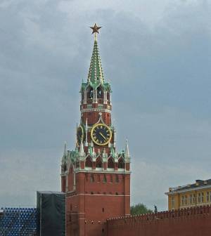 Раскраска спасская башня кремля #32 #508541