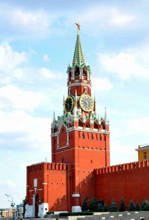 Раскраска спасская башня кремля #35 #508544