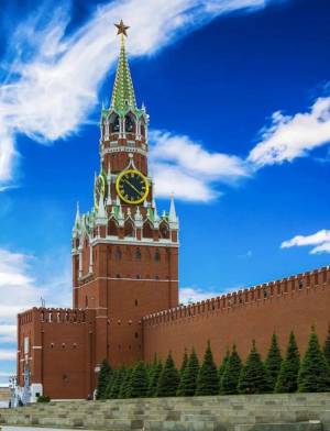 Раскраска спасская башня кремля #36 #508545