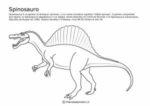 Раскраска спинозавр для детей #2 #508666