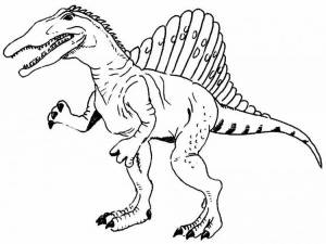 Раскраска спинозавр для детей #20 #508684
