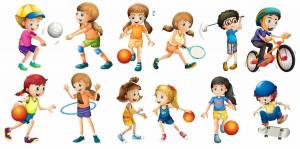Раскраска спорт для детей 3 4 лет #5 #509704
