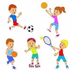 Раскраска спорт для детей 3 4 лет #31 #509730