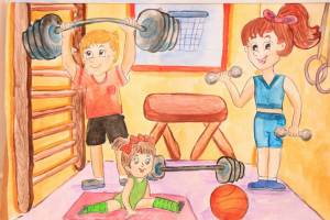 Раскраска спорт и здоровье для детей #20 #509797