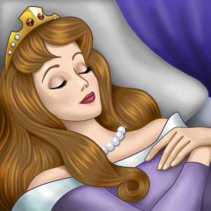 Раскраска спящая красавица для детей #37 #510224