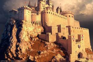 Раскраска средневековый замок #16 #510281