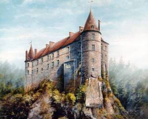 Раскраска средневековый замок #19 #510284