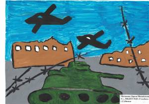Раскраска сталинградская битва глазами детей #9 #510670