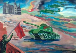 Раскраска сталинградская битва глазами детей #30 #510691