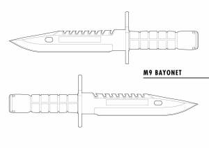 Раскраска стандофф 2 м9 байонет #13 #510895