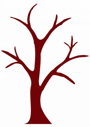 Раскраска ствол дерева для детей без листьев #1 #511329