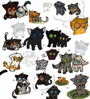 Раскраска стикеры котики #17 #511842