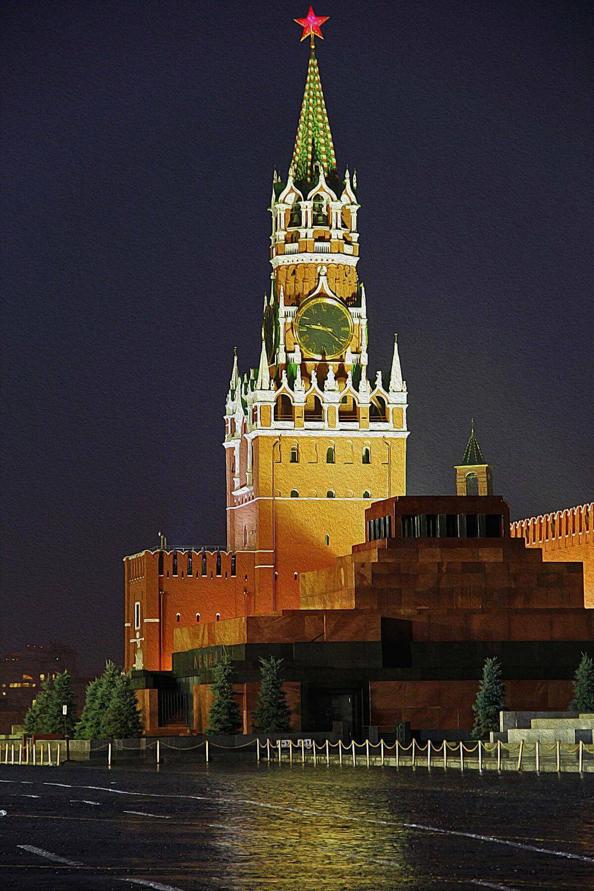 Спасская башня кремля #24