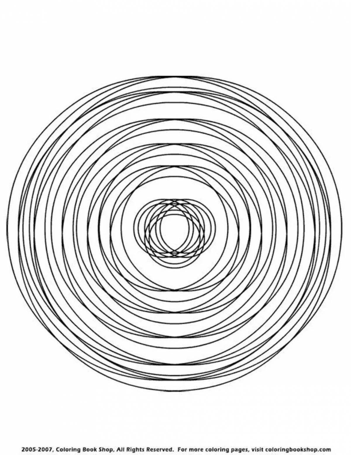 Спираль со скрытым рисунком #9
