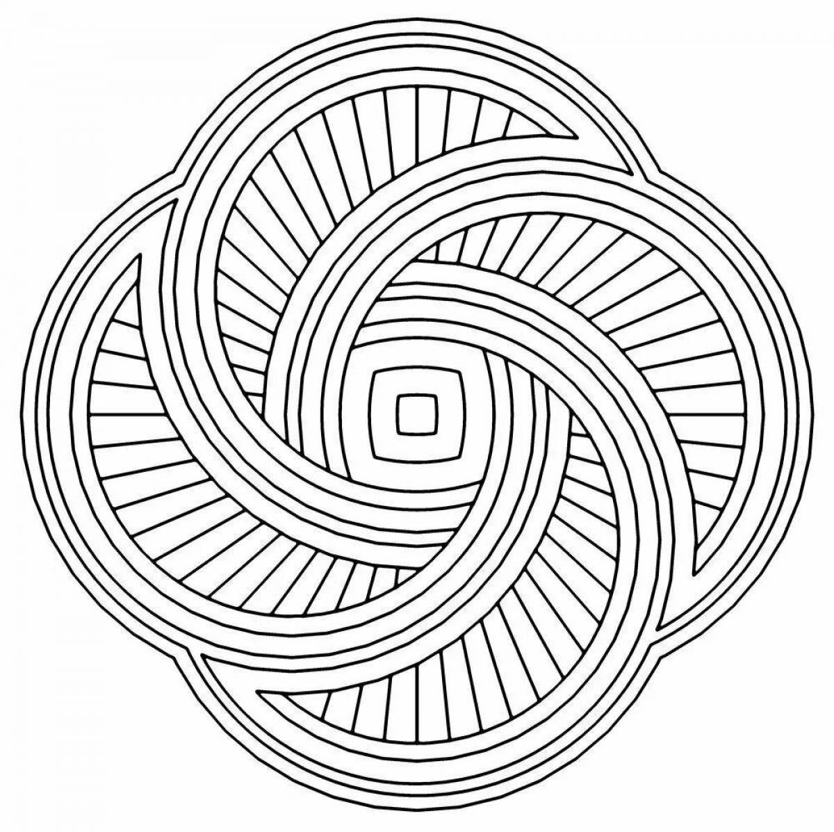 Спираль со скрытым рисунком #30