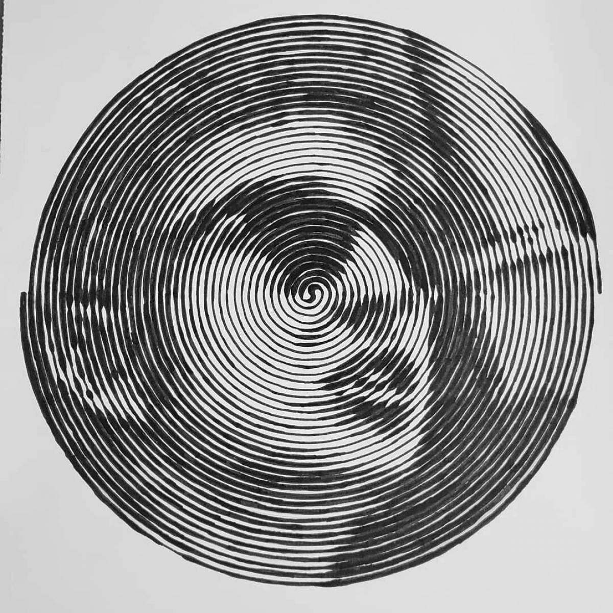 Спираль со скрытым рисунком #37