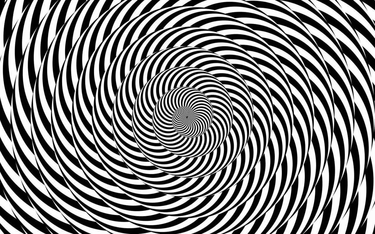 Гипнозная спираль. Гипнотические узоры. Гипнотический круг. Черно белая спираль. Двигаться б