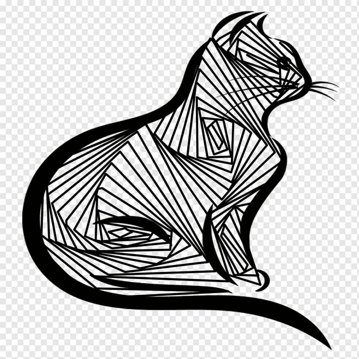 Спиральная кошка #1