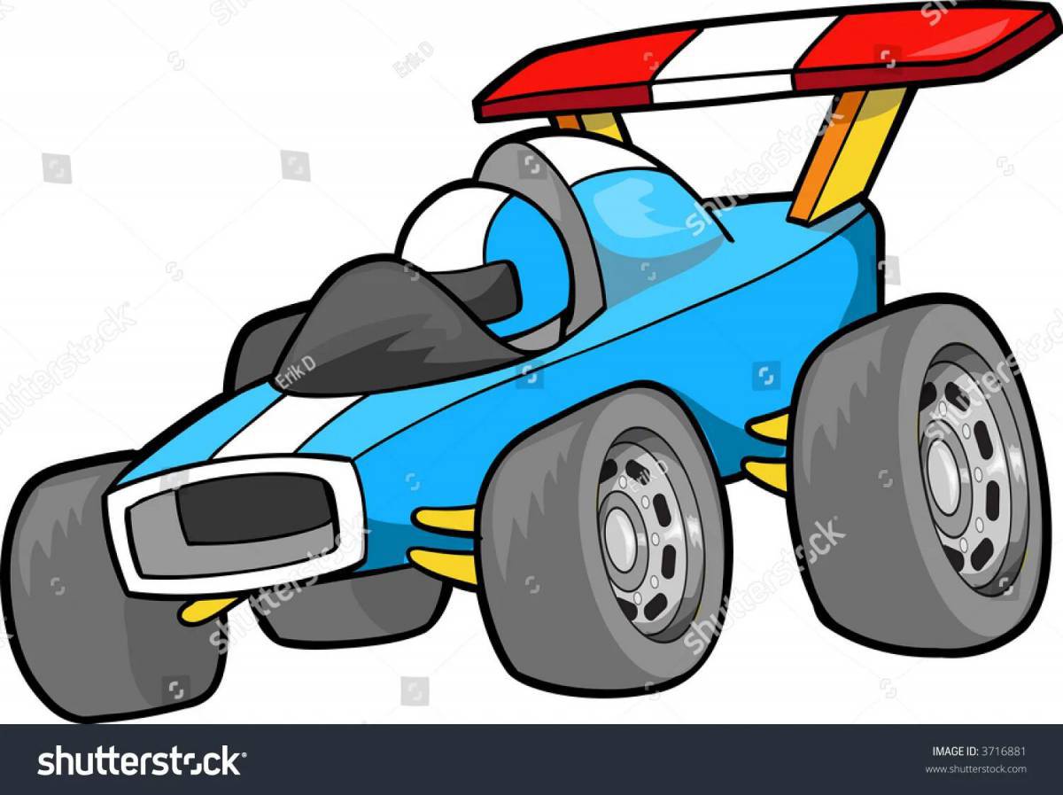 Спортивная машина для детей #15