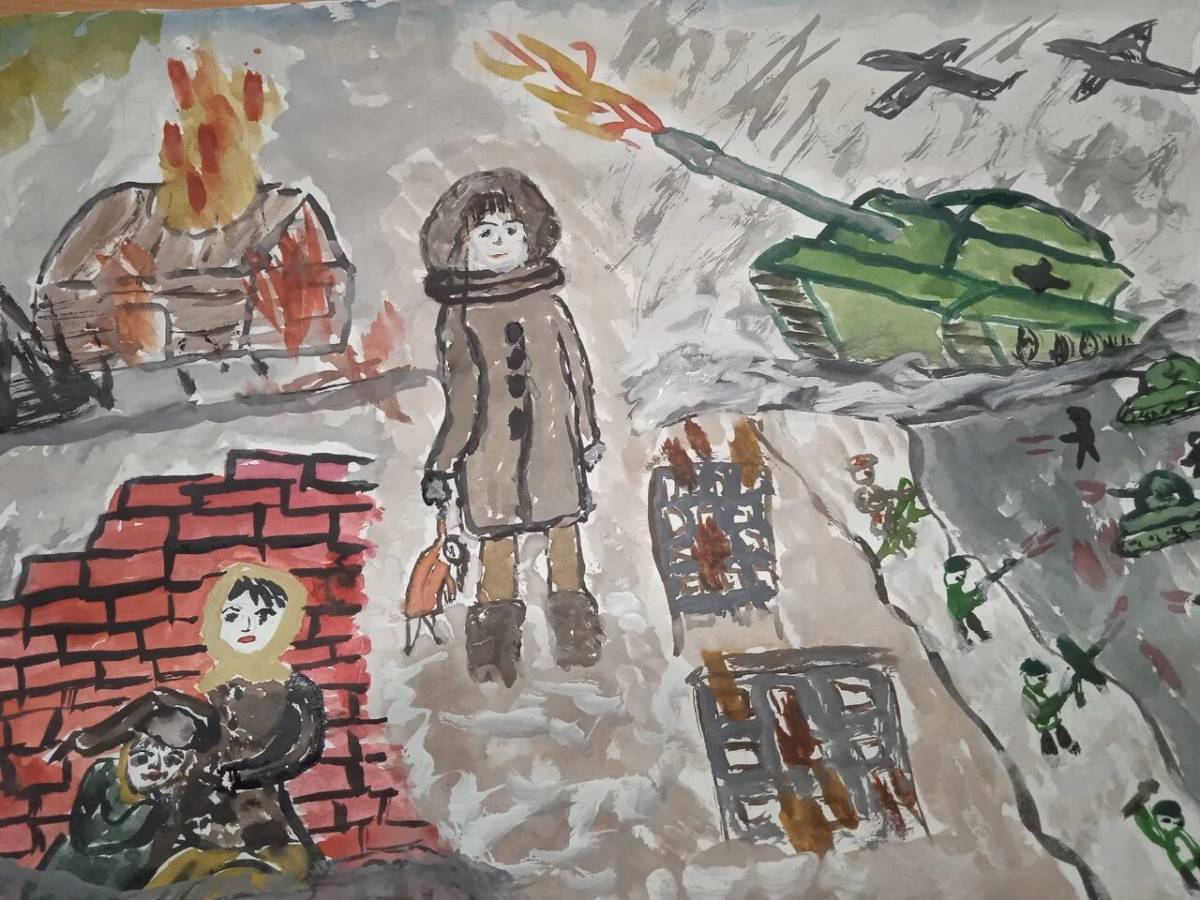 Сталинградская битва глазами детей #24