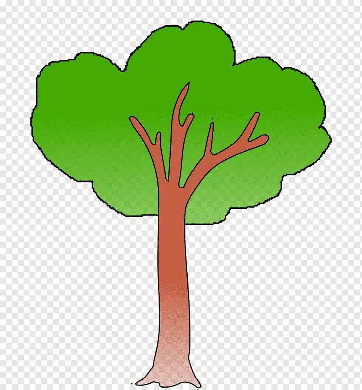 Ствол дерева для детей #20