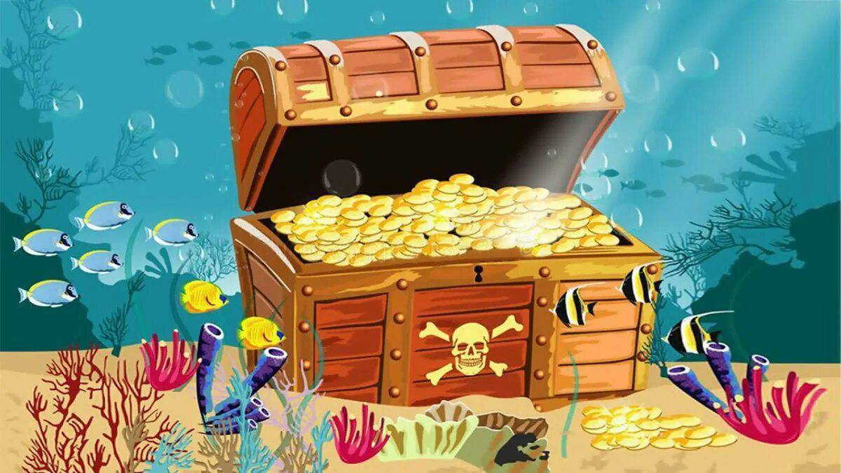 Сокровище из дома у реки. Пиратский сундук с сокровищами. Сундук с золотом для детей. Пиратский клад. Сундучок с сокровищами для детей.