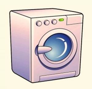 Раскраска стиральная машина для детей #5 #512061