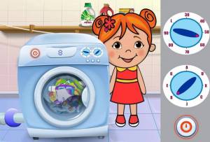 Раскраска стиральная машина для детей #7 #512063