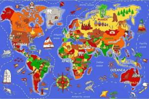 Раскраска страны мира для детей #11 #512845