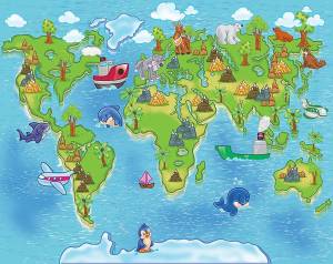 Раскраска страны мира для детей #13 #512847