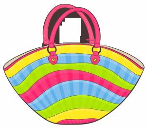 Раскраска сумка для детей #8 #514320