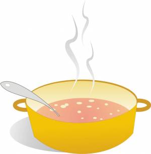 Раскраска суп для детей #12 #514477