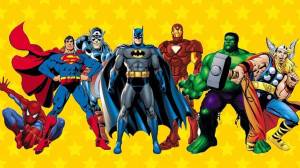 Раскраска супер герои вся команда #9 #514512