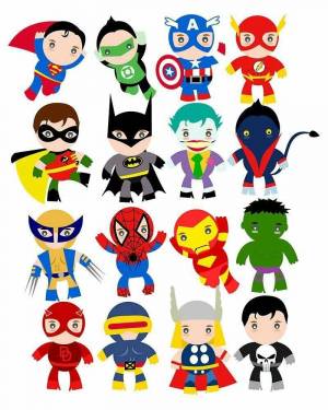 Раскраска супергероев для детей 5 6 лет #7 #514939