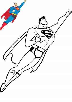 Раскраска супергероев для детей 5 6 лет #30 #514962