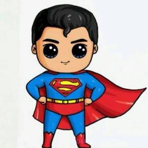 Раскраска супермен для детей #7 #515161