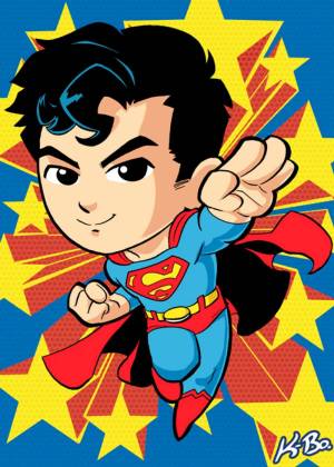 Раскраска супермен для детей #16 #515170