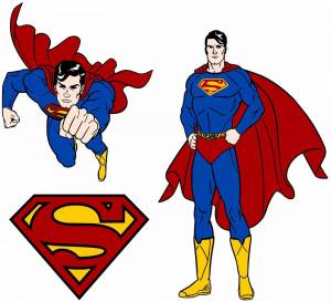 Раскраска супермен для детей #18 #515172