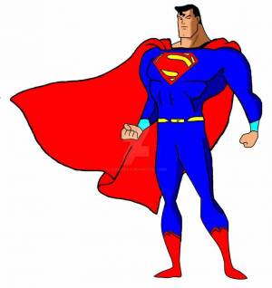 Раскраска супермен для детей 3 4 лет #34 #515210