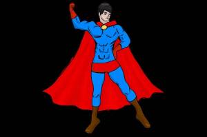 Раскраска супермен для детей 3 4 лет #35 #515211