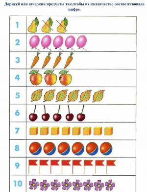 Раскраска счет в пределах 5 для дошкольников #19 #515823