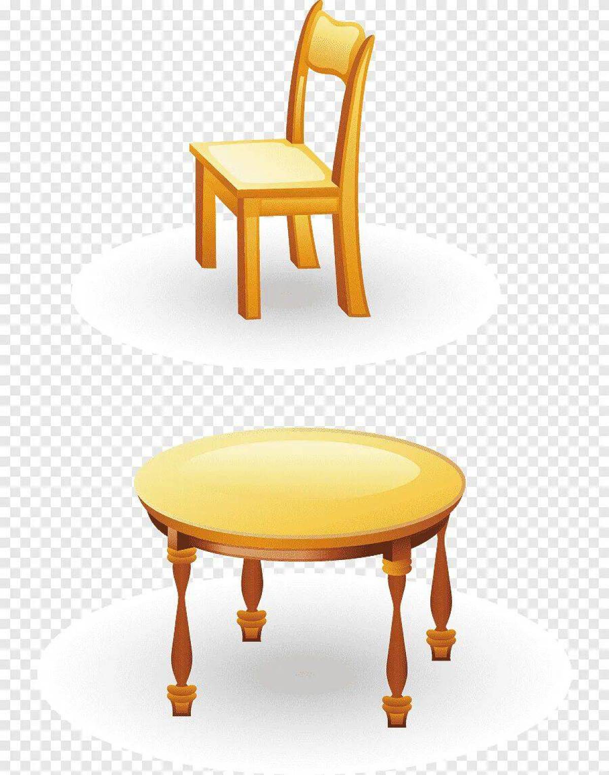 Стол и стул #11