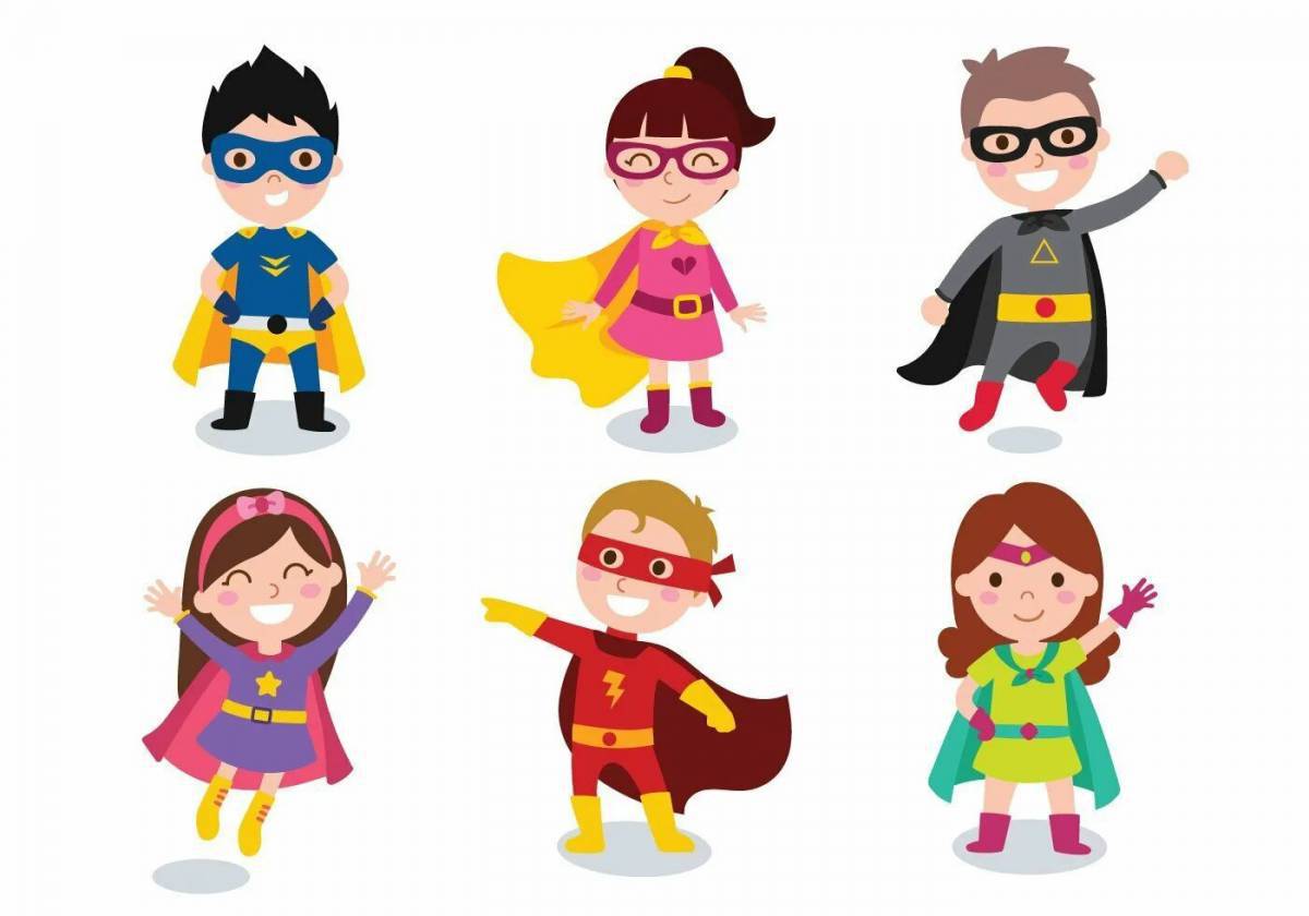 Супергероев для детей 5 6 лет #15
